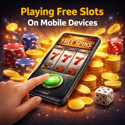 Playing free slots on mobile device