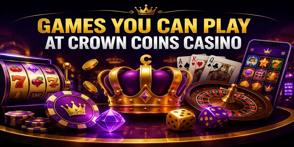 Games You Can Play At Crown Coins Casino