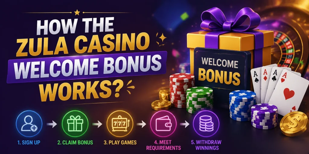 How The Zula Casino Welcome Bonus Works