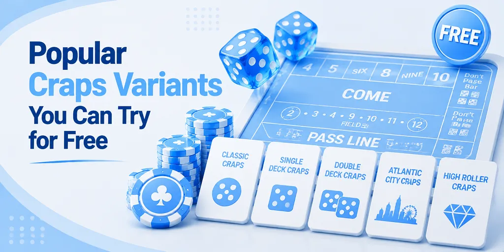 Popular Craps Variants You Can Try for Free