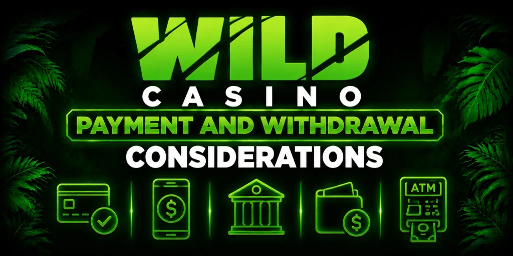 Wild Casino Payment And Withdrawal Considerations